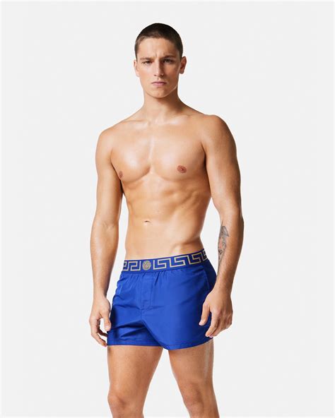 versace men swim trunks|versace men's beachwear.